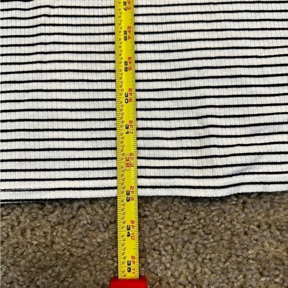 Mossimo Women's Striped T Shirt Mini Dress Black and White - Picture 7 of 8